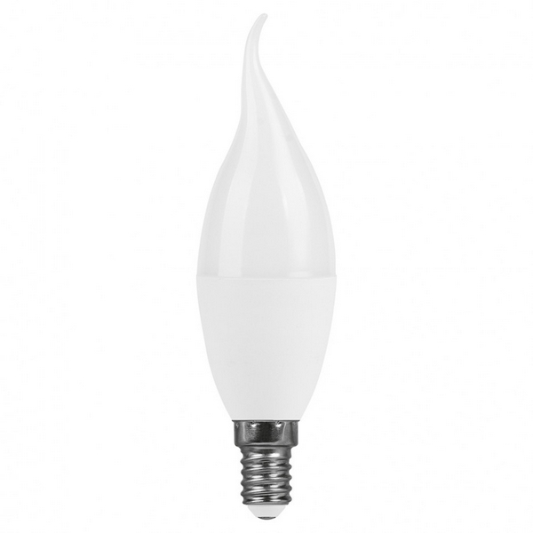 

Лампа светодиодная C37T свеча на ветру 15W 175-265V E14 6400К Feron LB-980 52076, LB-980 52076