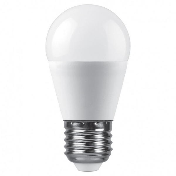 

Лампа светодиодная G45 шар малый 15W 175-265V E27 4000К Feron LB-990 52077, LB-990 52077