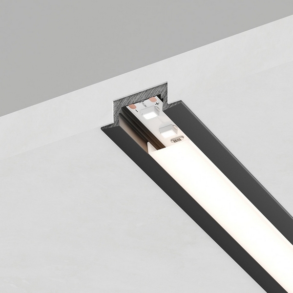 

Профиль встраиваемый для светодиодной ленты Feron CAB251 52089, Черный, CAB251 52089