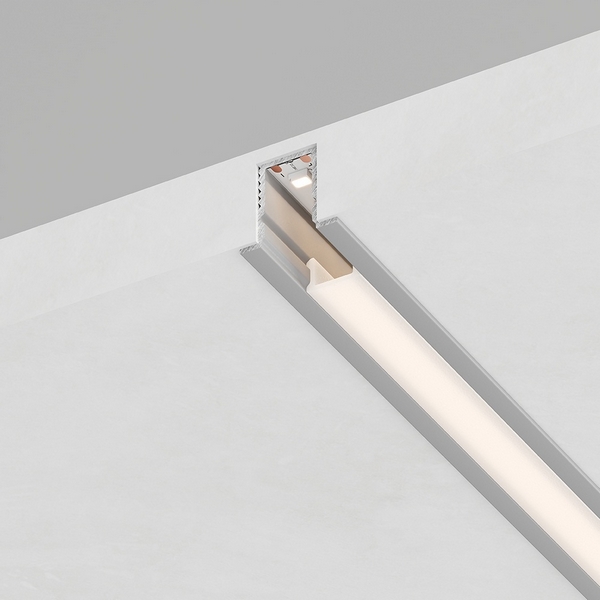 Изображение товара Профиль для светодиодной ленты алюминиевый встраиваемый 2м Feron CAB242 52150