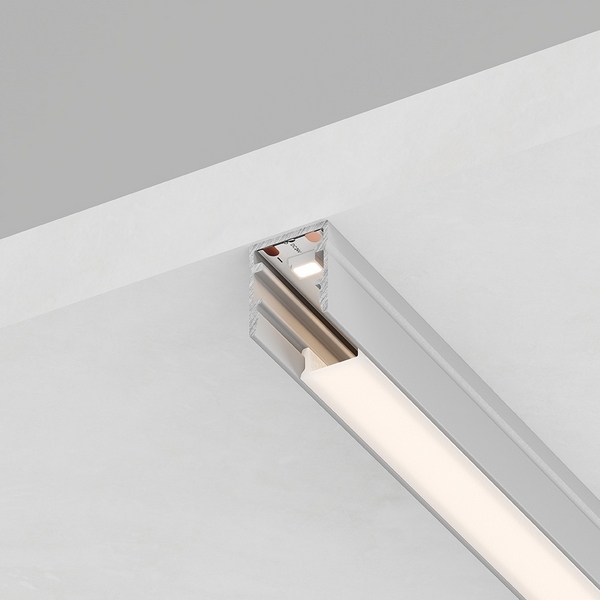 

Профиль для светодиодной ленты алюминиевый накладной 2м Feron CAB243 52151, Серебро, CAB243 52151