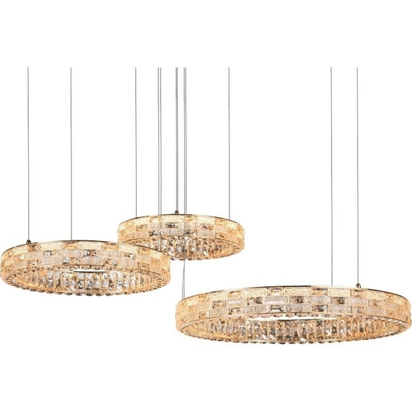 

Подвесная люстра светодиодная Fluorite Festo FL1051-30P, Прозрачный, Festo FL1051-30P