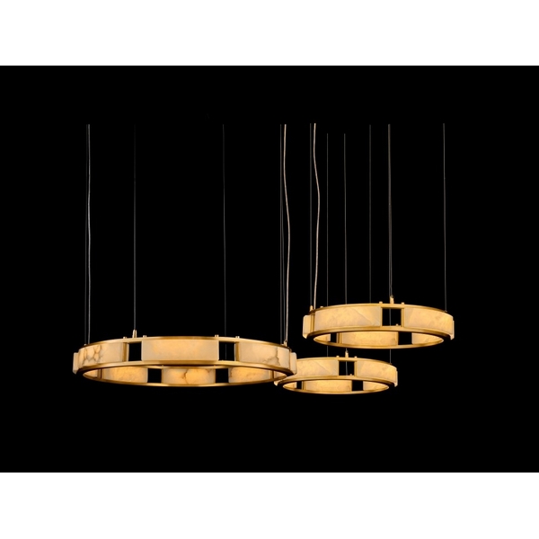 Изображение товара Подвесной светильник Fluorite FL1069-30P Теплый LED 120Вт 50 см