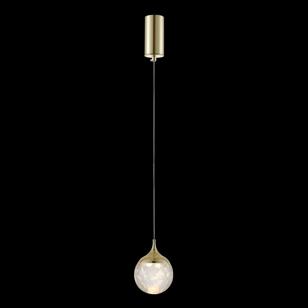 Изображение товара Подвесной светильник светодиодный Fluorite Perfectio Brass FL1175-1PB Изображение товара Подвесной светильник светодиодный Fluorite Perfectio Brass FL1175-1PB