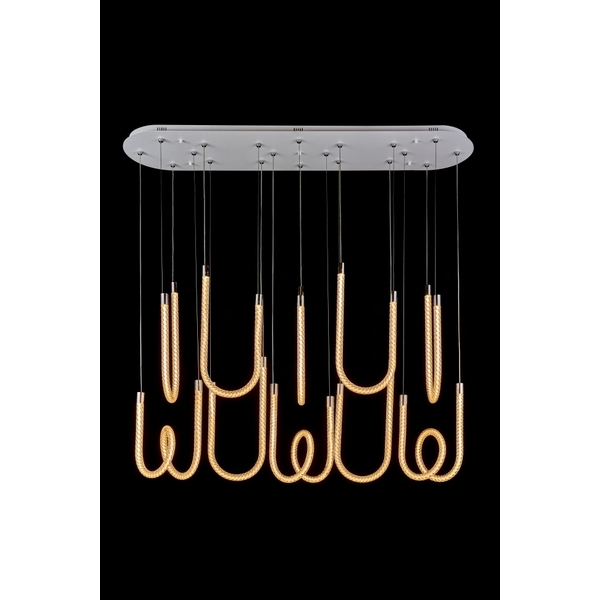 

Подвесная люстра светодиодная Fluorite Levita FL1180-10P, Белый, Levita FL1180-10P