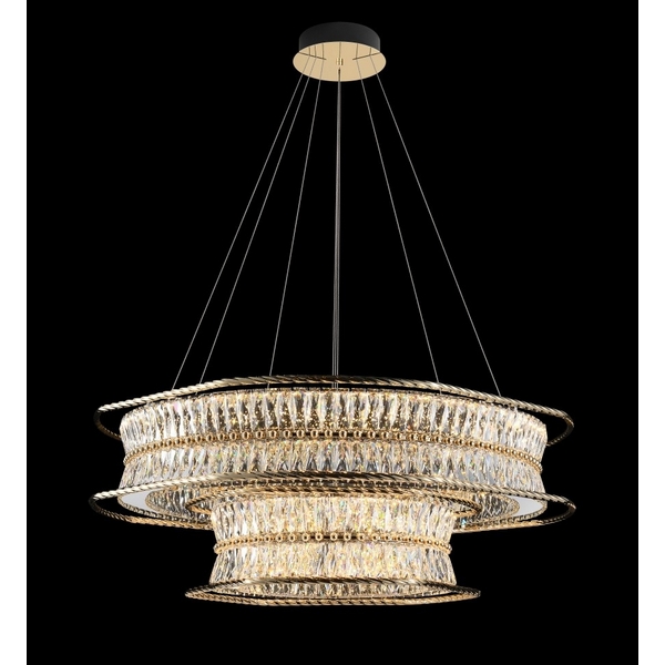 

Подвесная люстра светодиодная Fluorite Sacrement FL1181-20P, Прозрачный, Sacrement FL1181-20P