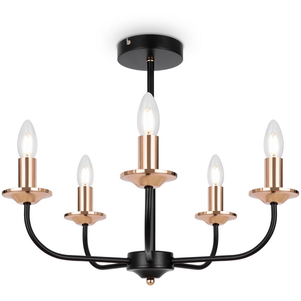 

Потолочная люстра на штанге Freya New Series 010 FR4013CL-05GB, Золото, New Series 010 FR4013CL-05GB