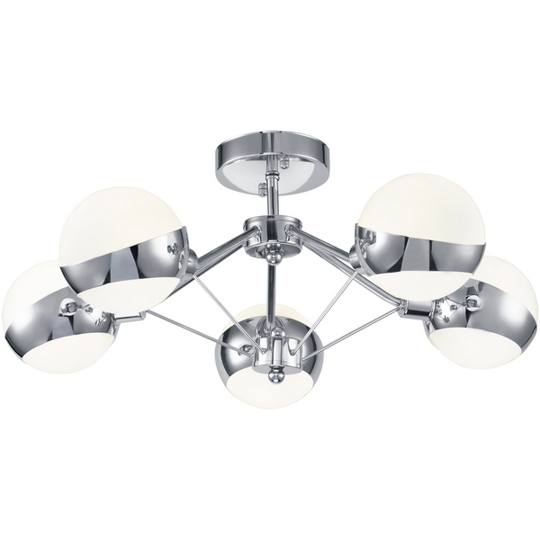 

Потолочная люстра Freya Silvia FR5009CL-05CH, Белый, Silvia FR5009CL-05CH