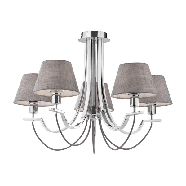 

Потолочная люстра Freya Felisa FR5019CL-05CH, Серый, Felisa FR5019CL-05CH