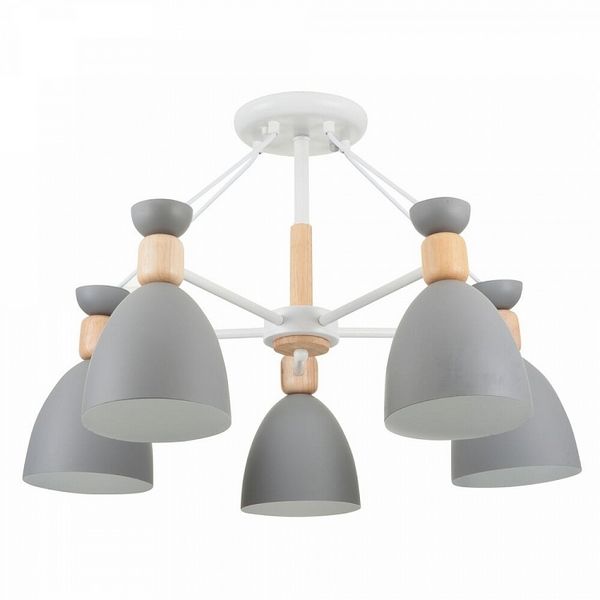 

Потолочная люстра Freya Delia FR5033CL-05W, Серый, Delia FR5033CL-05W