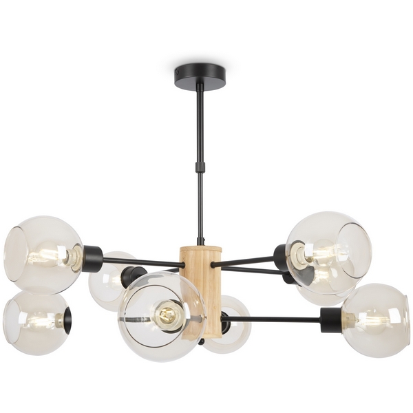 Изображение товара Потолочная люстра на штанге Freya Marvin FR5055PL-08B современный дизайн