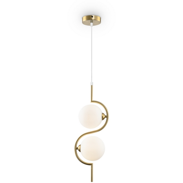 

Подвесной светильник Freya Harmonie FR5124PL-02BS шарики, Белый, Harmonie FR5124PL-02BS