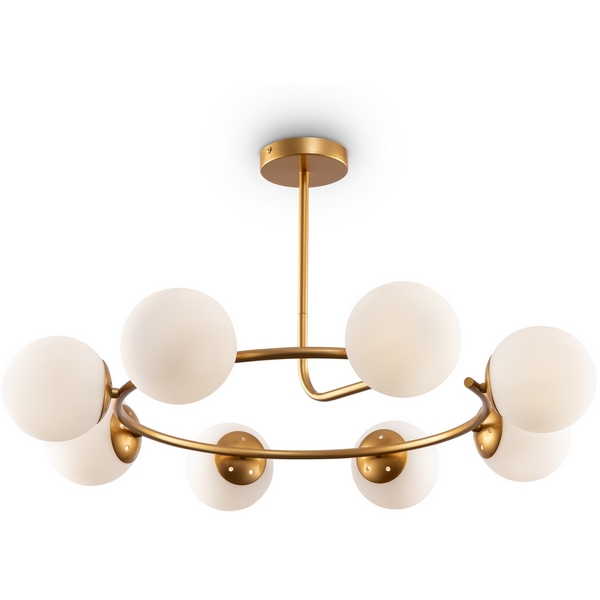 

Потолочная люстра на штанге Freya Majesty FR5125PL-08MG шарики, Majesty FR5125PL-08MG