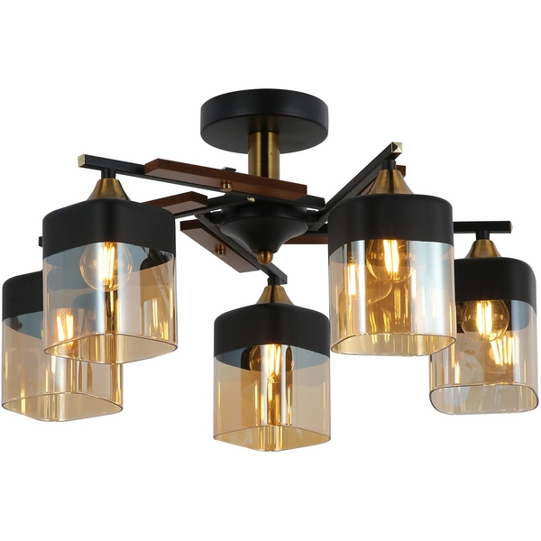 

Потолочная люстра на штанге Freya Glitz FR5154PL-05B, Glitz FR5154PL-05B