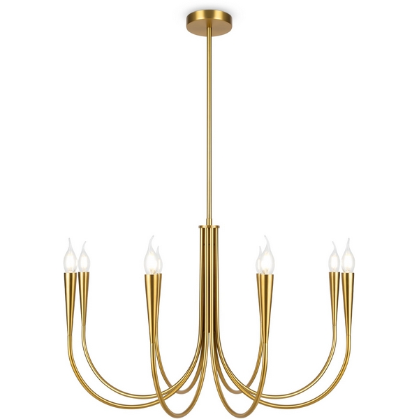 

Потолочная люстра на штанге Freya Branches FR5253PL-08BS, Латунь, Branches FR5253PL-08BS