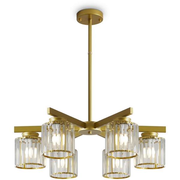 

Потолочная люстра на штанга Freya Union FR5474PL-06G, Прозрачный, Ferrera FR5474PL-06G