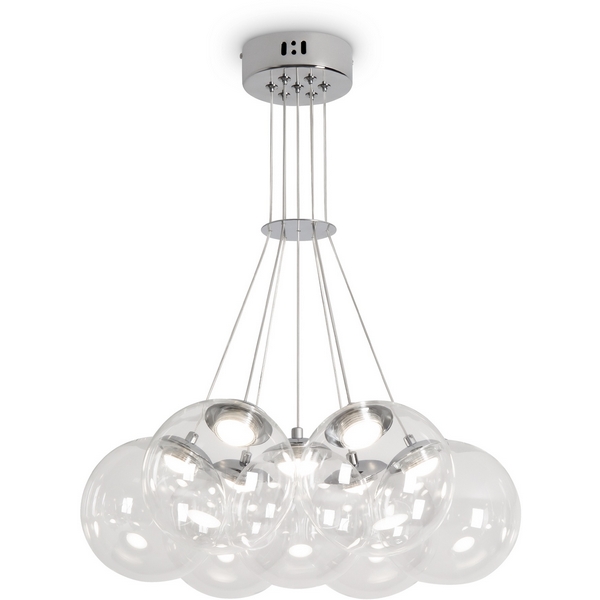 

Подвесной светильник светодиодный шарики Freya Verto FR5580PL-L35N, Прозрачный, Verto FR5580PL-L35N