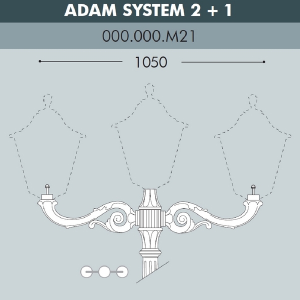 

Консоль Fumagalli Adam 000.000.M21.A0, Черный, ADAM 000.000.M21.A0