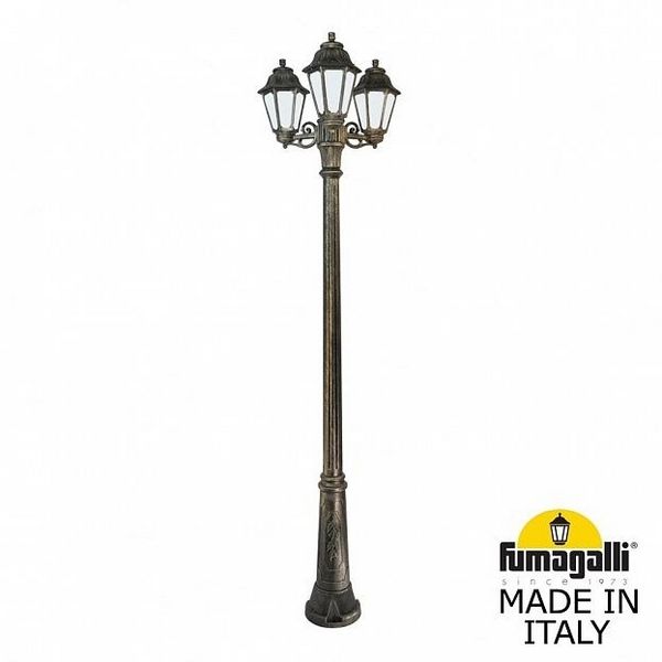 Изображение товара Светильник уличный Fumagalli Ricu Bisso/Anna 3L E22.157.S30.BYE27 Изображение товара Светильник уличный Fumagalli Ricu Bisso/Anna 3L E22.157.S30.BYE27