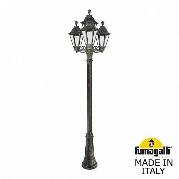 Изображение товара Уличный классический светильник Fumagalli Gigi Bisso/Rut 3+1 E26 с бронзовой отделкой Изображение товара Уличный классический светильник Fumagalli Gigi Bisso/Rut 3+1 E26 с бронзовой отделкой