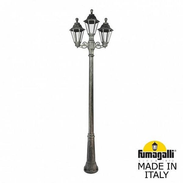 

Светильник уличный Fumagalli Ricu Bisso/Rut 2+1 E26.157.S21.BXE27, Rut E26.157.S21.BXE27