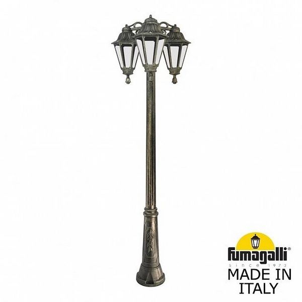 

Светильник уличный Fumagalli Ricu Bisso/Rut 3L DN E26.157.S30.BXE27DN, Rut E26.157.S30.BXE27DN