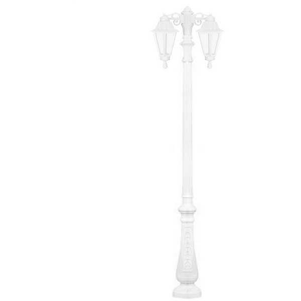 Изображение товара Наземный уличный фонарь Fumagalli E26.202.S20.WXE27 DN с двумя плафонами