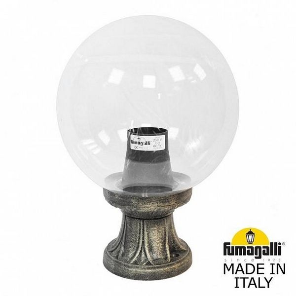 

Наземный светильник Microlot/G250. G25.110.000.BXE27 Fumagalli, Бронза, Globe 250 G25.110.000.BXE27