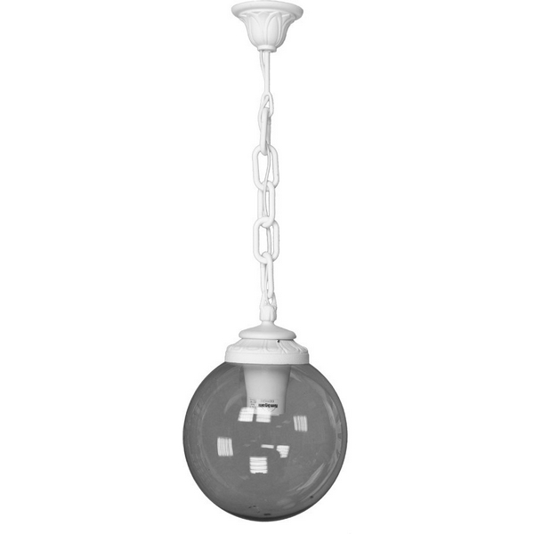 

Уличный светильник IP55 подвесной Fumagalli GLOBE 250 G25.120.000.WZF1R в форме шара, Белый, Globe 250 G25.120.000.WZF1R