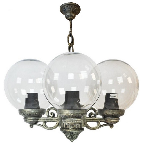 

Уличный светильник IP55 подвесной Fumagalli GLOBE 250 G25.120.S30.BXF1R в форме шара, Бронза;патина, Globe 250 G25.120.S30.BXF1R