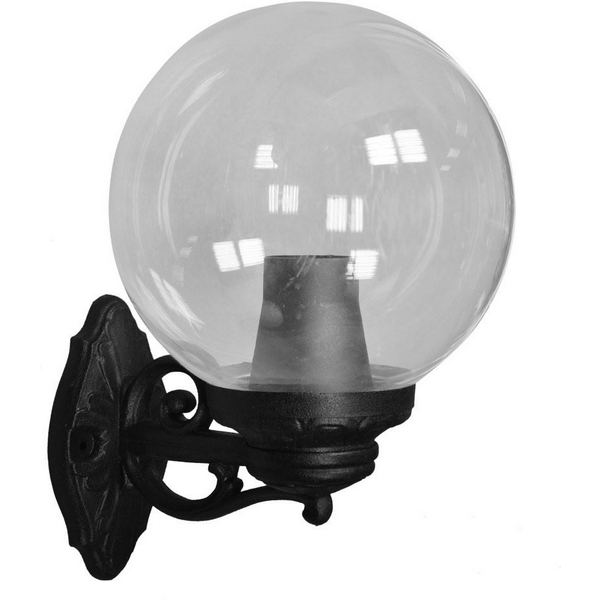 

Настенный фонарь уличный IP55 Fumagalli GLOBE 250 G25.131.000.AXF1R в форме шара, Черный, Globe 250 G25.131.000.AXF1R