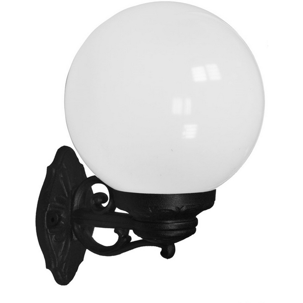 

Настенный фонарь уличный Fumagalli GLOBE 250 G25.131.000.AYF1R, Черно-белый, Globe 250 G25.131.000.AYF1R