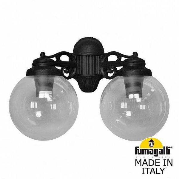 

Настенный светильник уличный Porpora/G250. G25.141.000.AXE27DN Fumagalli, Черный, Globe 250 G25.141.000.AXE27DN
