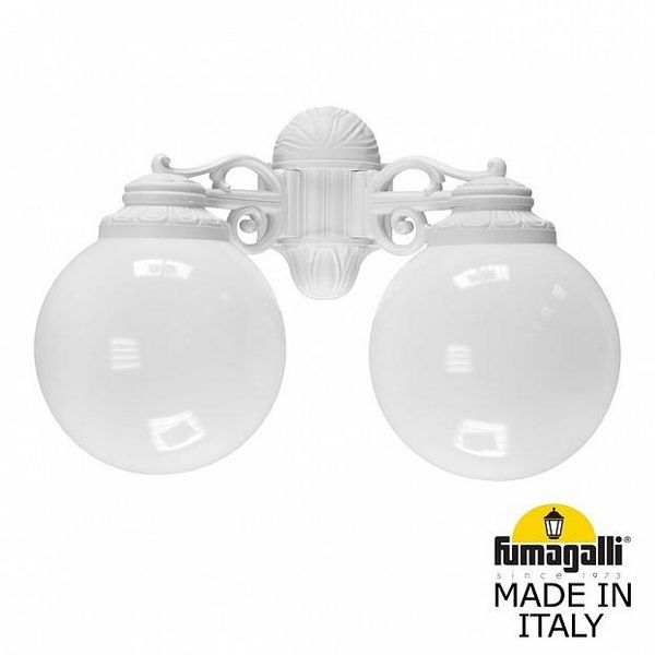 

Настенный светильник уличный Porpora/G250. G25.141.000.WYE27DN Fumagalli, Белый, Globe 250 G25.141.000.WYE27DN