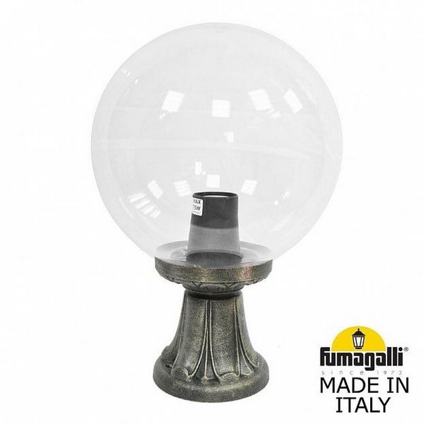 

Наземный светильник Minilot/G300. G30.111.000.BXE27 (Fumagalli), Бронза, Globe 300 G30.111.000.BXE27