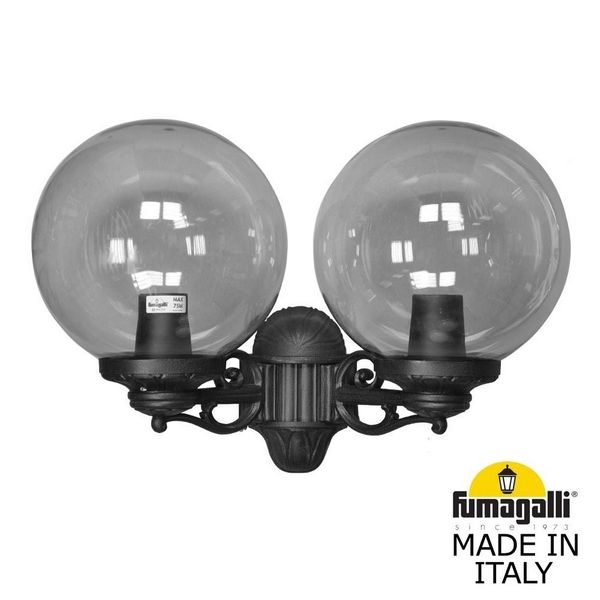 

Настенный светильник уличный Porpora/G300. G30.141.000.AXE27 (Fumagalli), Черный, Globe 300 G30.141.000.AXE27