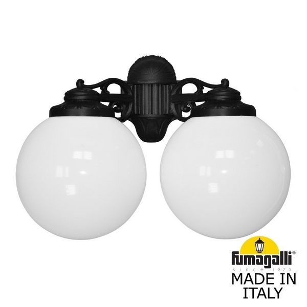 

Настенный светильник уличный Porpora/G300. G30.141.000.AYE27DN (Fumagalli), Черный, Globe 300 G30.141.000.AYE27DN