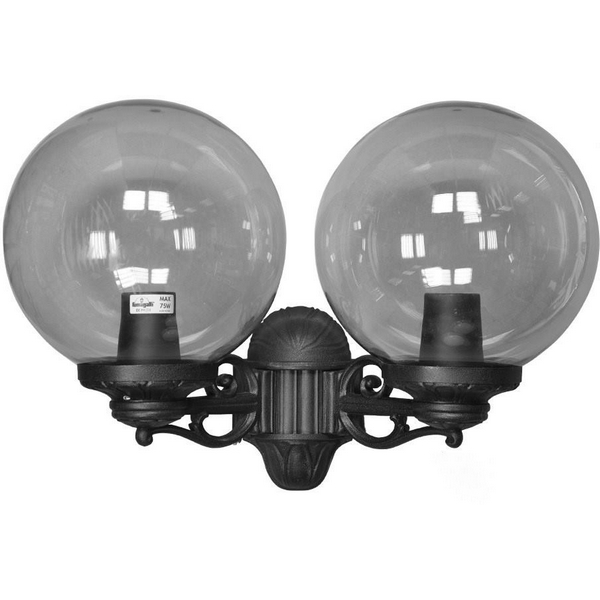 

Настенный фонарь уличный IP55 Fumagalli GLOBE 300 G30.141.000.AZF1R в форме шара, Черный, Globe 300 G30.141.000.AZF1R