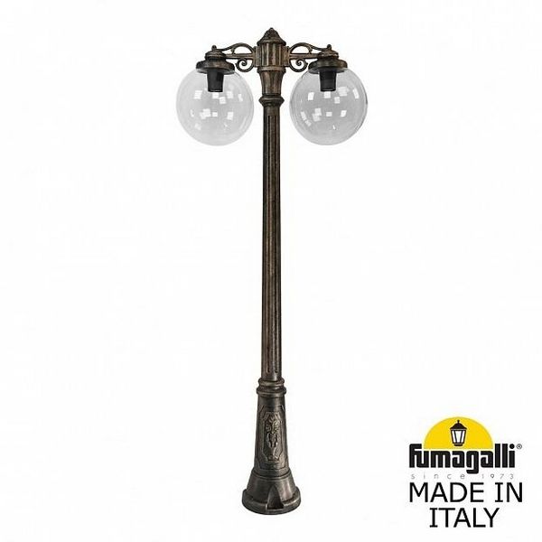 

Наземный светильник Gig BISSO/G300 2L DN G30.156.S20.BXE27DN (Fumagalli), Бронза, Globe 300 G30.156.S20.BXE27DN