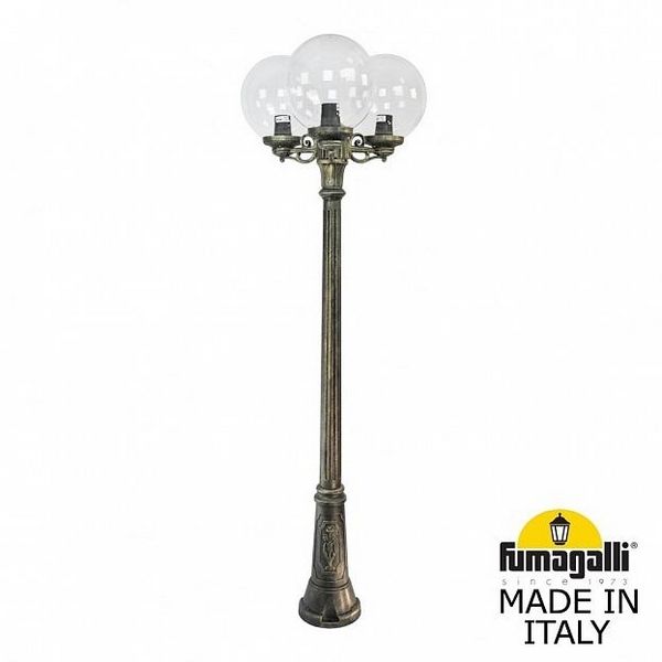 

Наземный светильник Gig BISSO/G300 3L G30.156.S30.BXE27 (Fumagalli), Бронза, Globe 300 G30.156.S30.BXE27