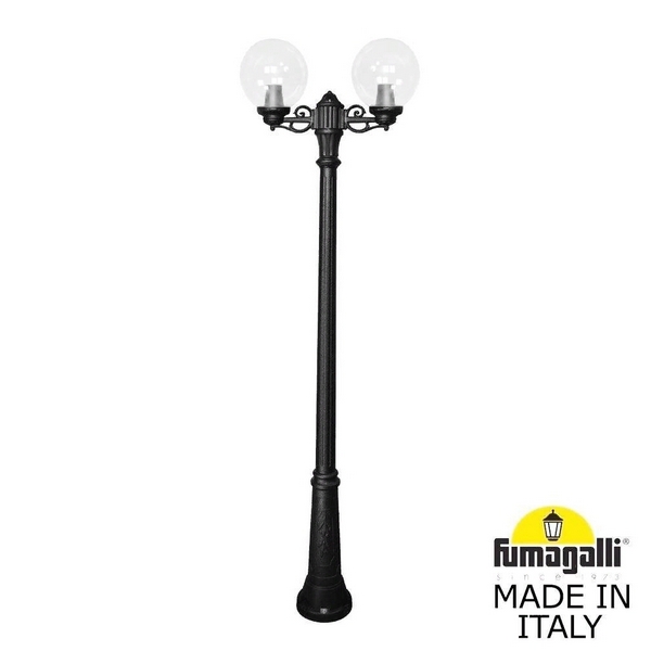 

Наземный светильник Ricu BISSO/G300 2L G30.157.S20.AXE27 (Fumagalli), Черный, Globe 300 G30.157.S20.AXE27