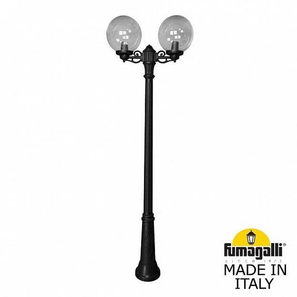 

Наземный светильник Ricu BISSO/G300 2L G30.157.S20.AZE27 (Fumagalli), Черный, Globe 300 G30.157.S20.AZE27