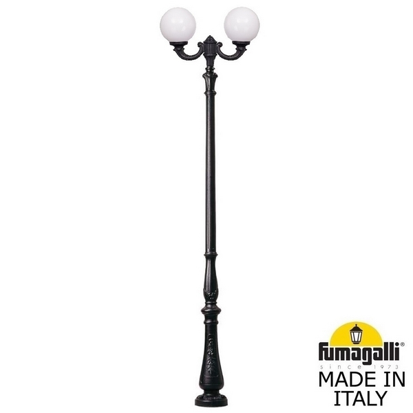 

Наземный фонарь светодиодный Globe 300 G30.205.R20.AYE27 IP55 (Fumagalli), Черный, Globe 300 G30.205.R20.AYE27