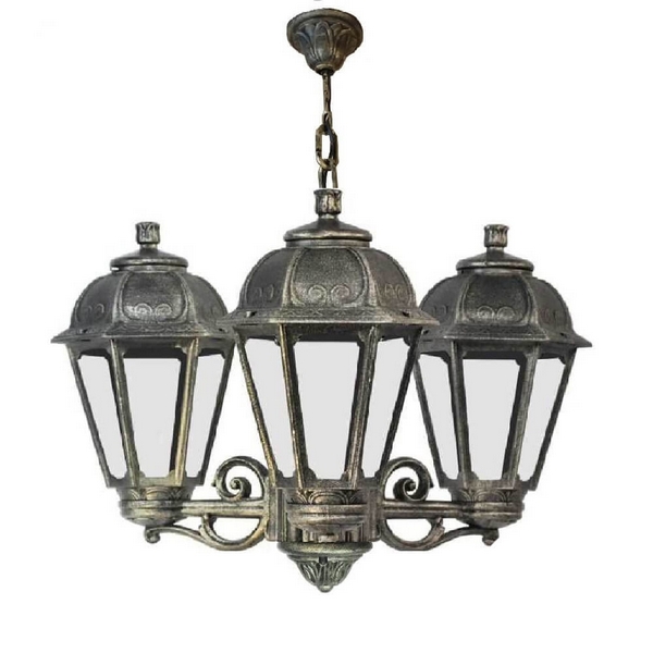Изображение товара Светильник уличный подвесной Fumagalli Sichem/Saba 3L K22.120.S30.BXE27 Изображение товара Светильник уличный подвесной Fumagalli Sichem/Saba 3L K22.120.S30.BXE27