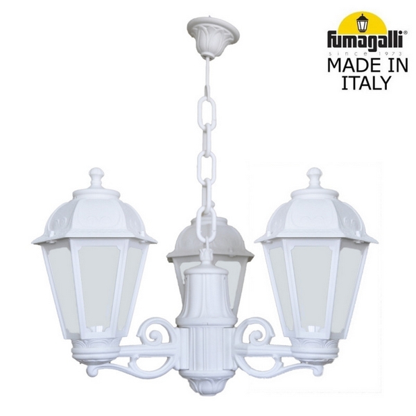 Изображение товара Светильник уличный подвесной Fumagalli Sichem/Saba 3L K22.120.S30.WYE27 Изображение товара Светильник уличный подвесной Fumagalli Sichem/Saba 3L K22.120.S30.WYE27