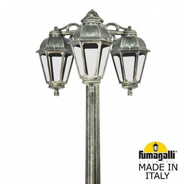 

Светильник уличный Fumagalli Ricu Bisso/Saba 3L DN K22.157.S30.BXE27DN, Saba K22.157.S30.BXE27DN