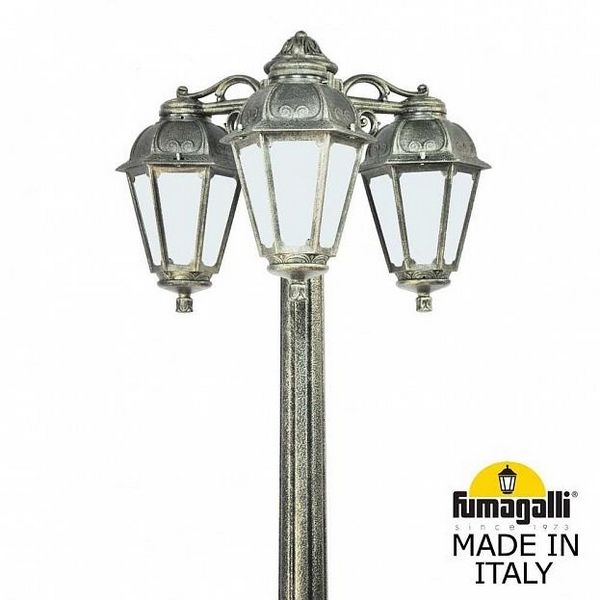 

Светильник уличный Fumagalli Ricu Bisso/Saba 3L DN K22.157.S30.BYE27DN, Saba K22.157.S30.BYE27DN