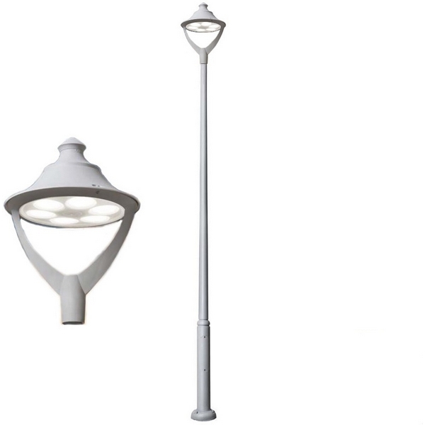 

Наземный фонарь светодиодный IP65 Fumagalli Beppe P50.372.000.LXD6L, Серый, Beppe P50.372.000.LXD6L