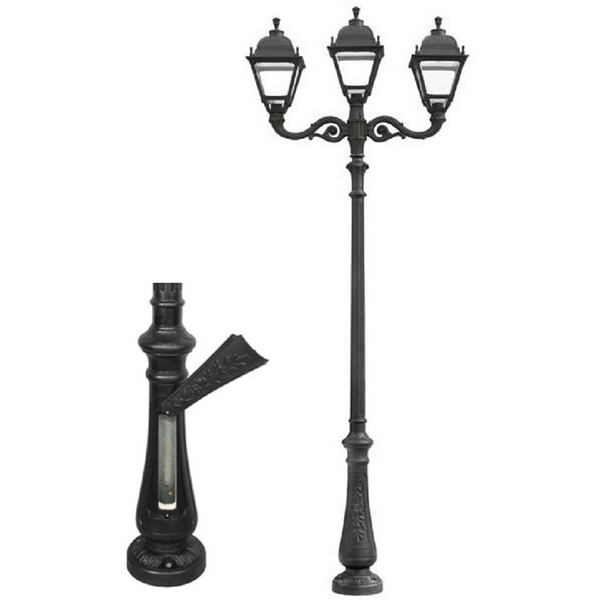 

Наземный фонарь светодиодный IP55 Fumagalli Simon U33.202.M21.AYH27, Черный, Simon U33.202.M21.AYH27