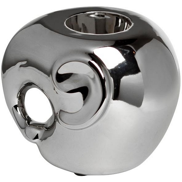 

Подсвечник "Слоник" серебряный 11,5х10,5х9,5 см Garda Decor 10K9482A, 10K9482A